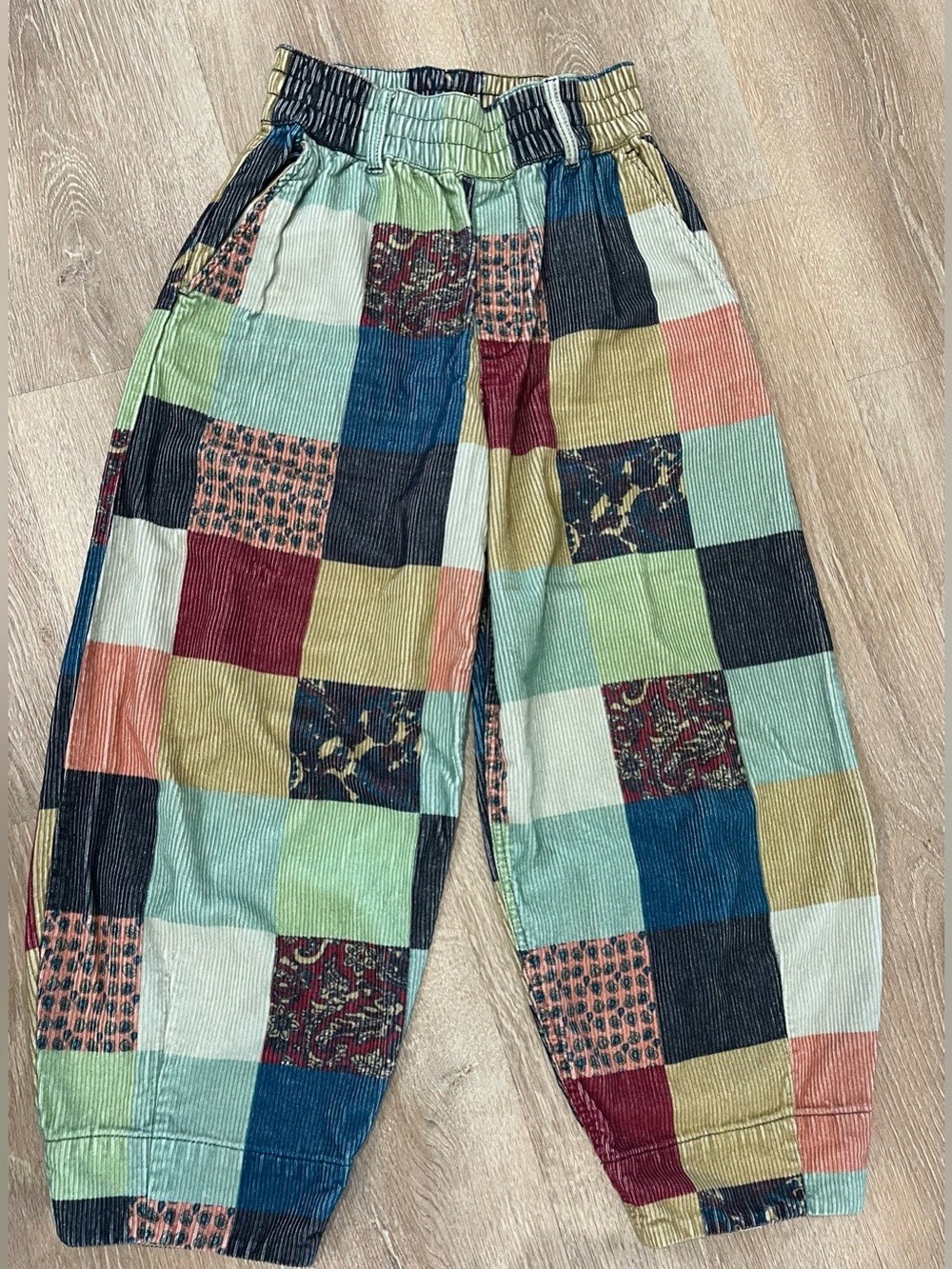 Urban Outfitters BDG Zaria Patchwork Corduroy Trousers size small